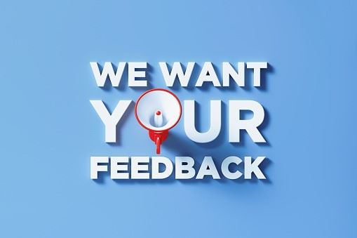 We want your feedback