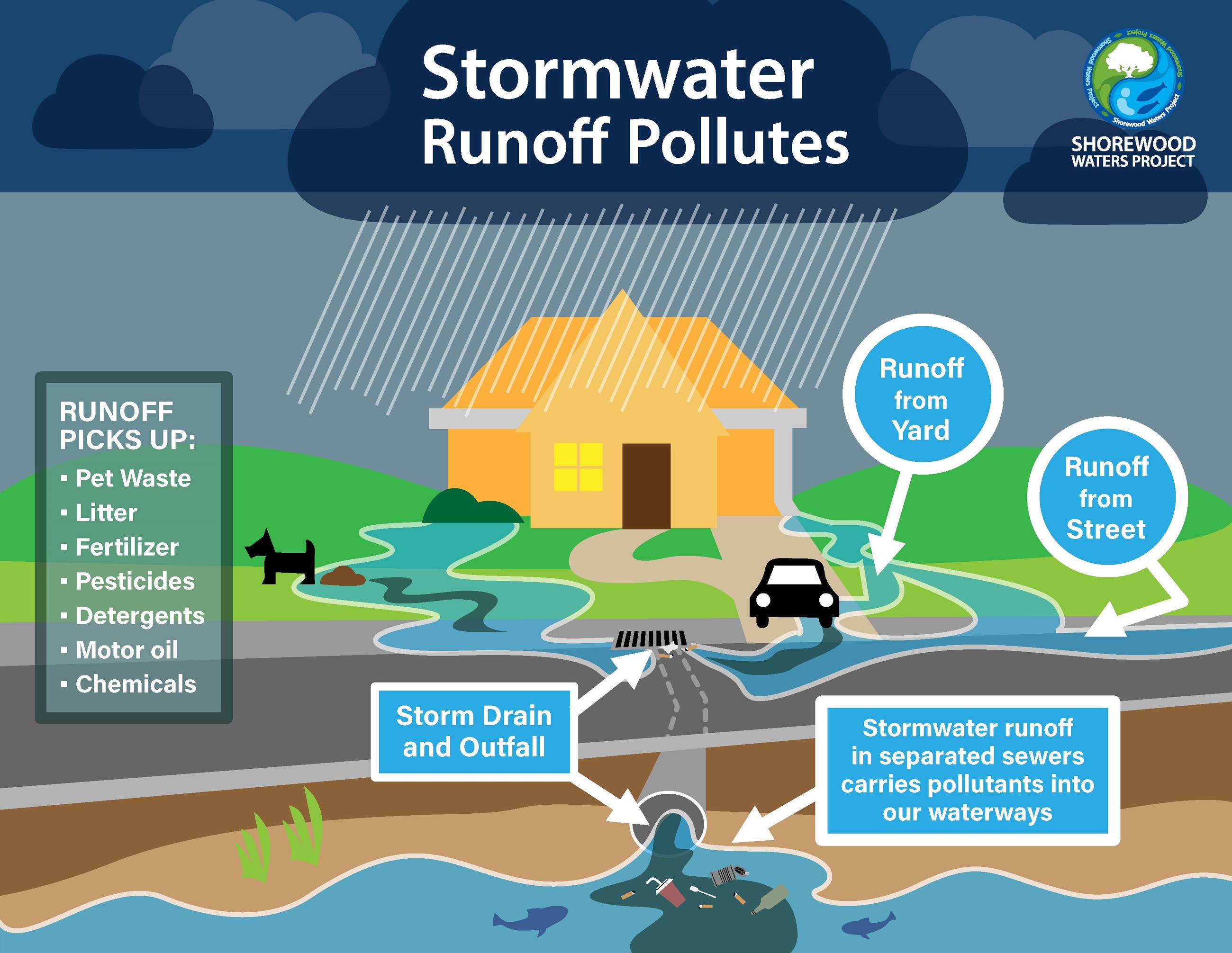 stormwater runoff pollutes