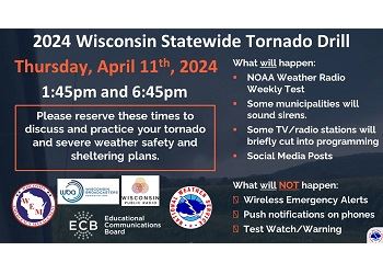 2024 Statewide Tornado Drill newsflash