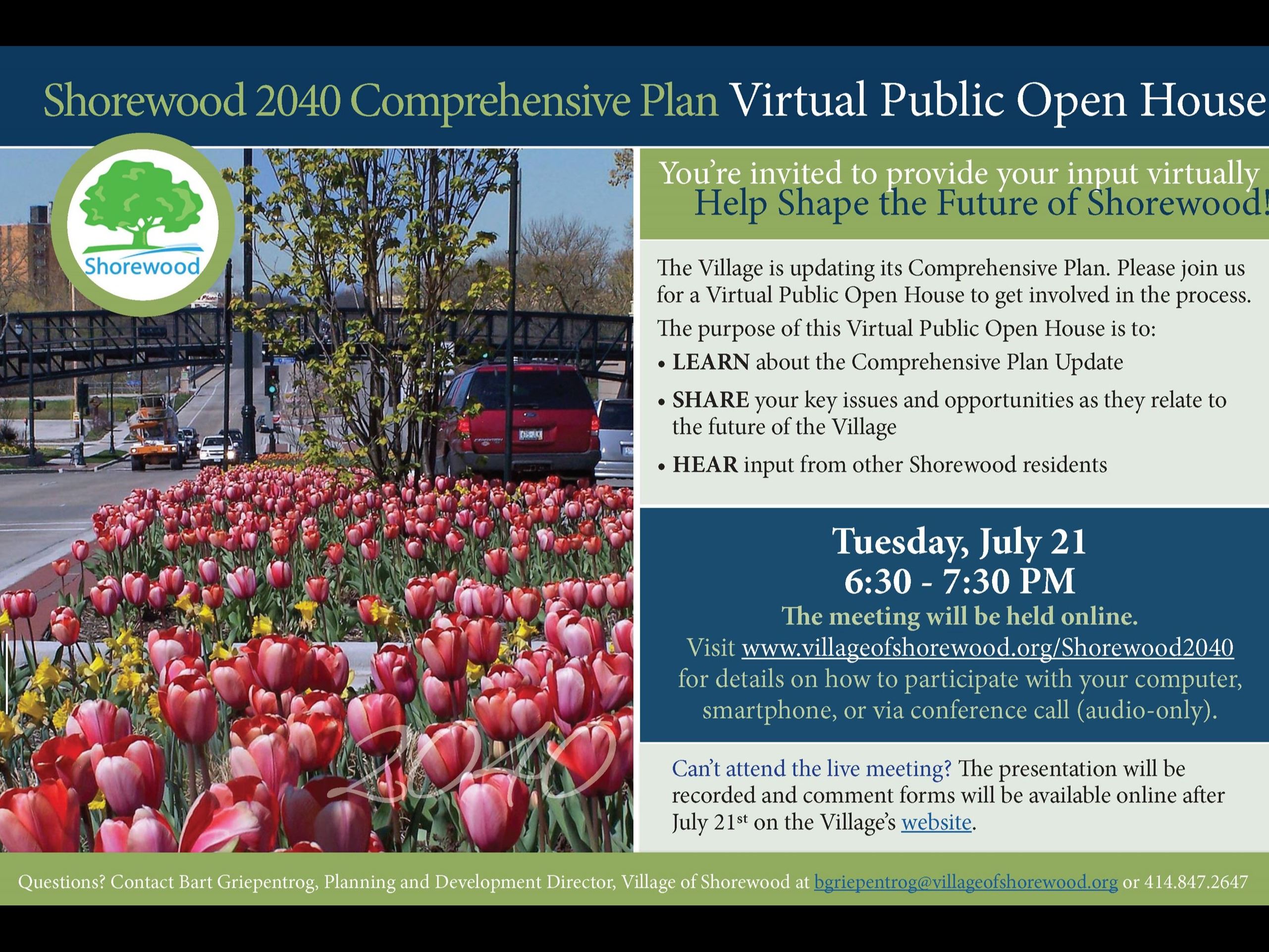 Virtual Open House Comp Plan