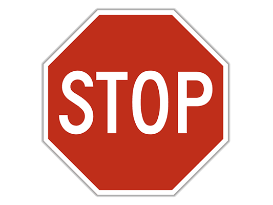 stop sign